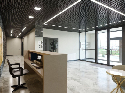 Светодиодные светильники Грильято Домино на заказ