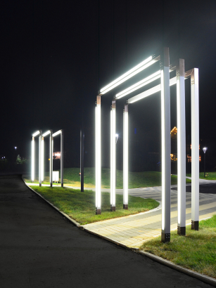 Светодиодные светильники парковые на заказ